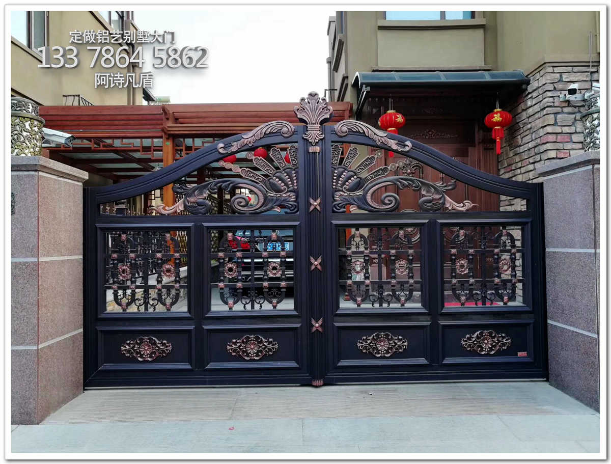 农村自建房大门,自愧不如制作工艺   asvtonpan      1,别墅大门设计