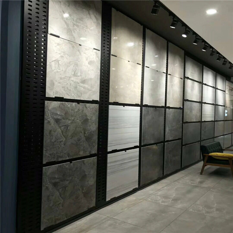 瓷砖冲孔板展架陶瓷货架展板孝感市瓷砖展示架