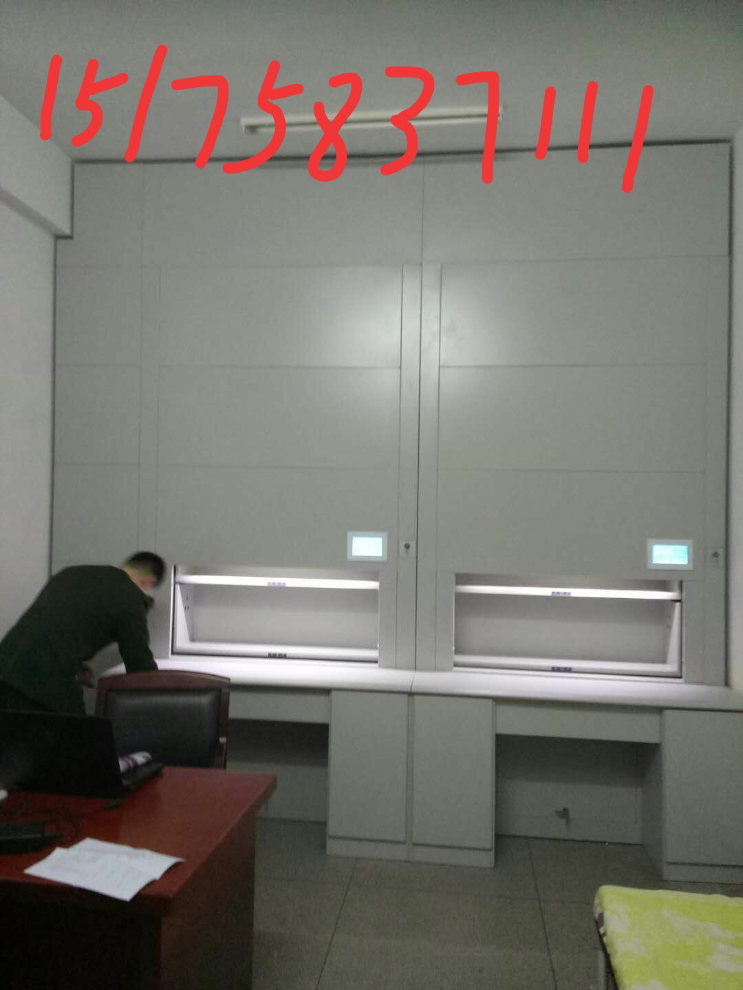 自动选层档案柜A双鸭江自动选层档案柜蓄设计泥池图片