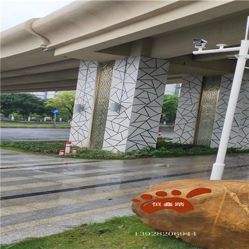 公园长廊桥墩装饰屏风
