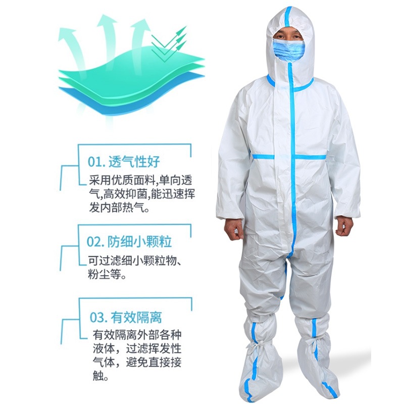 防疫防护服性医用防护服医疗连体全身