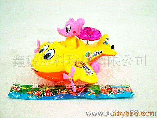 塑料拉线拉线闪光飞机玩具NO.24833