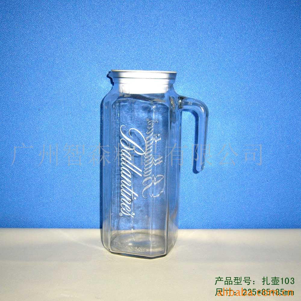 玻璃扎壶、玻璃水壶、果汁壶