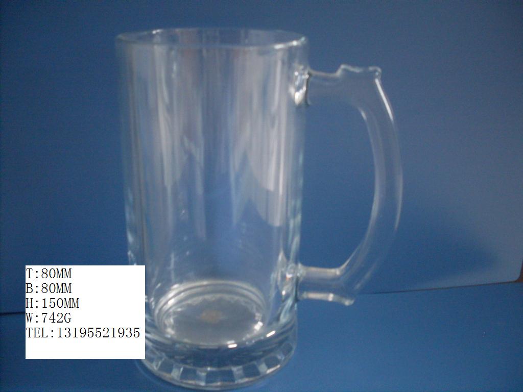 啤酒杯,玻璃把杯,带手柄玻璃杯