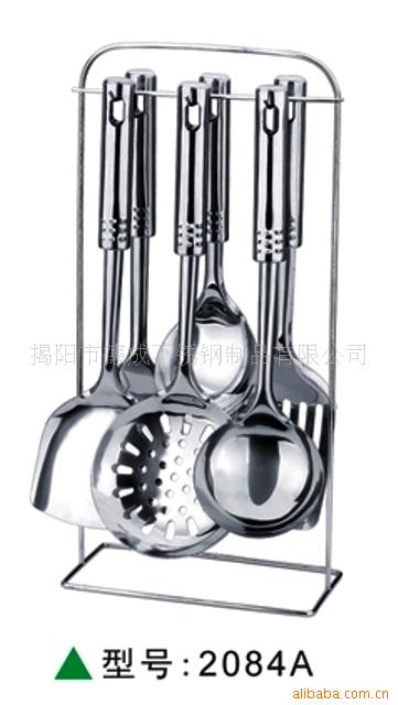 赠品促销品不锈钢厨具九珠钢柄厨具套装