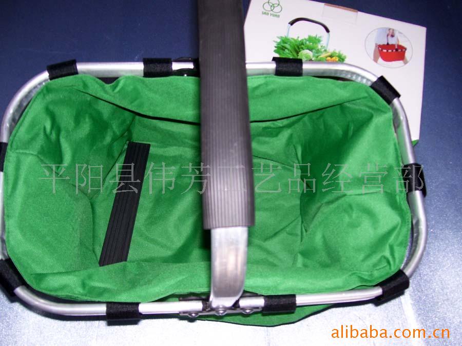 批发购物篮.折叠篮,环保休闲篮
