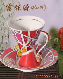 咖啡杯碟,陶瓷咖啡杯,陶瓷杯碟