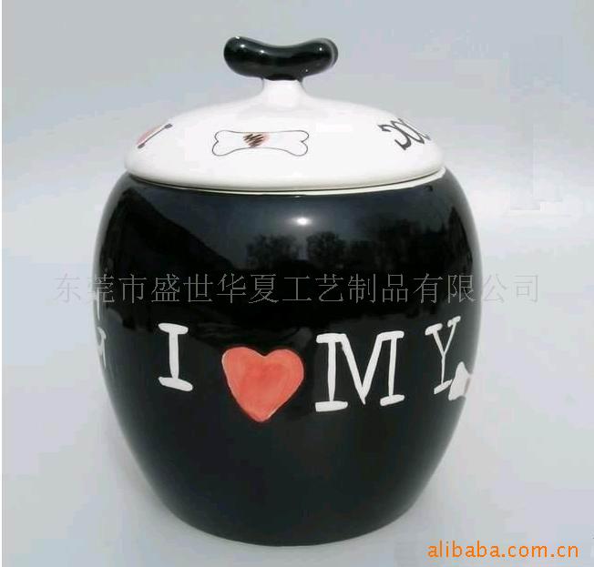 陶瓷宠物罐,食品罐,糖果零食罐,饼干罐