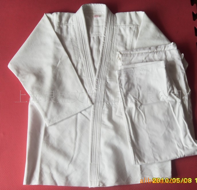 白训练柔道服,柔道衣,JudoUniform,全棉柔术服