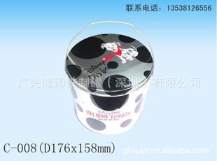 厂家直供马口铁桶宠物粮桶