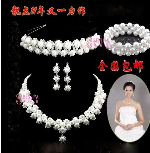 婚庆饰品A0060珍珠项链新娘饰品项链批发