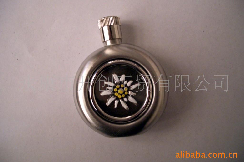 不锈钢1oz圆小酒壶