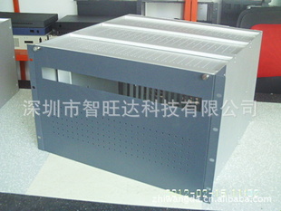8U矩阵铝合金拉丝机箱(图),铝机箱,铝型材机箱