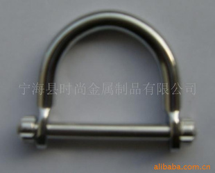 D扣(镀亮铬)箱包配件D型扣