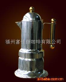 咖啡壶咖啡具摩卡壶不锈钢咖啡壶(图)