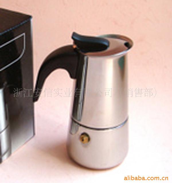 大量现货不锈钢摩卡咖啡壶