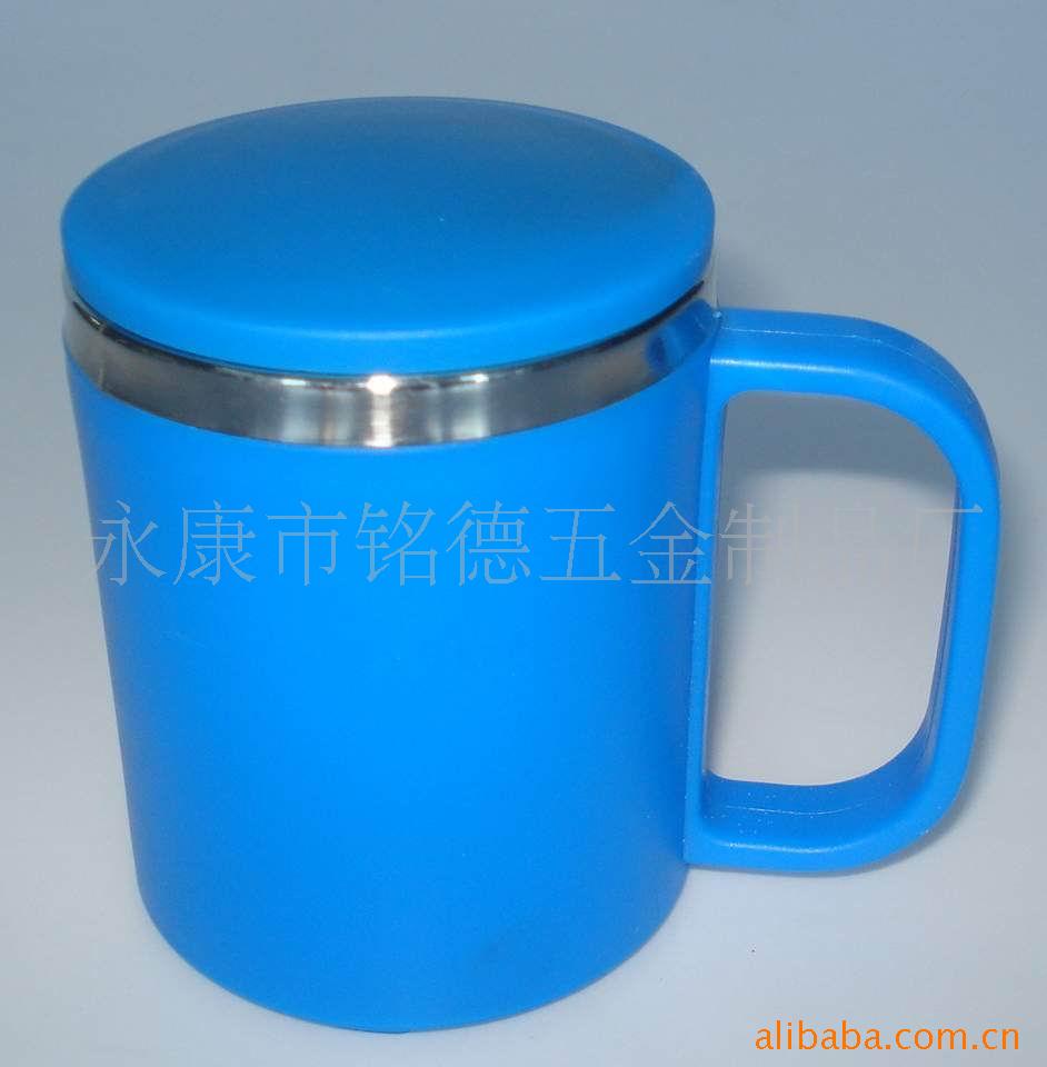 不锈钢咖啡杯,双层咖啡杯,