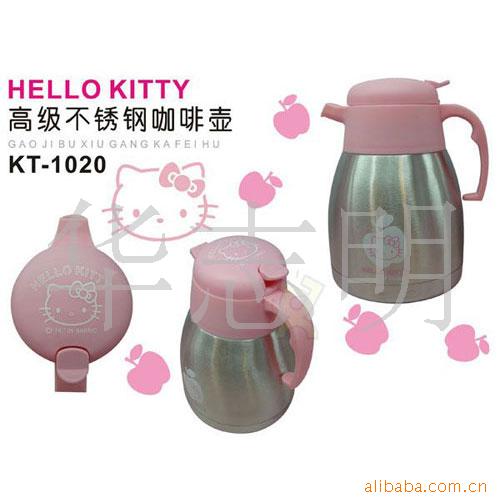 批发小商品市场KT猫不锈钢咖啡壶E
