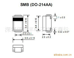 5W贴片二极管SMBJ5337BTR-13SMBJ5338BTR-13