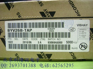BYV26Bѩ1A400VֱDO-41ȫVISHAY
