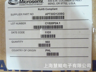 APT30D120BGAPT原装进口可替换仙童RHRG30120快恢复二极管