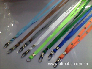 广州市厂价现货直销定做涤沦平纹揽扣工作展会胸卡厂牌挂绳
