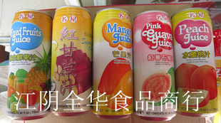 台湾名屋综合鲜果汁饮料500ml*24瓶/箱综合五种口味