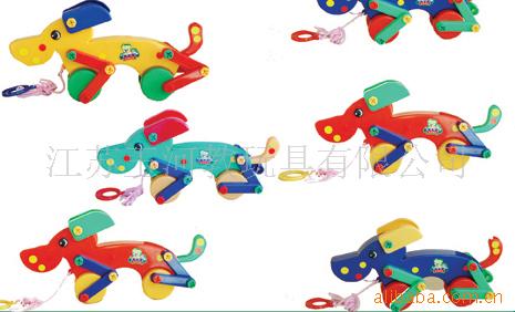 幼儿塑料拖拉玩具-拖拉狗(图)