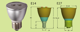 厂家批发高亮度,E27,E14,220Vled射灯,LED灯杯,MR16,GU10,PAR灯