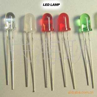 现货LED发光二极管5MM绿发绿普亮发光管