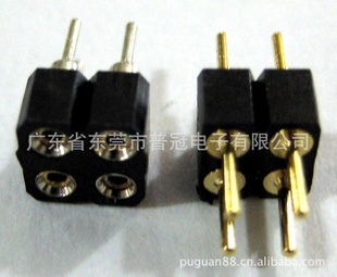 ICSOCKET2x2公/母IC插座2.542.0圆排插座