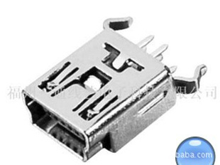 ҳMINI-USB-5F-FEMALE-DIP-180°USBAM