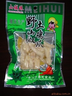 泡凤爪重庆美惠食品厂山城妹70g野山椒土鸡爪特产休闲食品