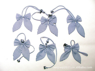 0005条纹小领花工作领花衬衣领花服务员领花