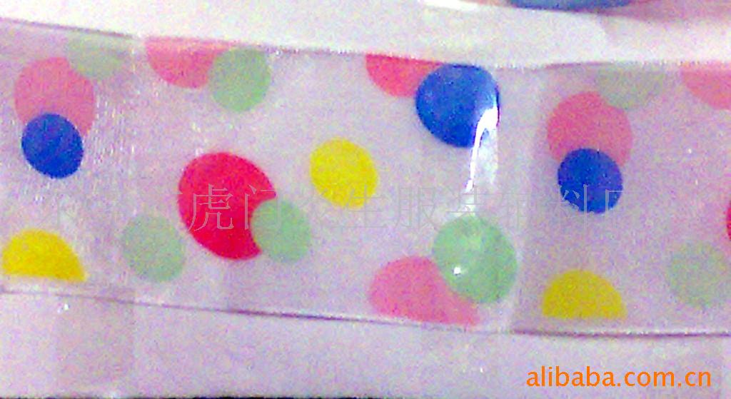 丝带涤纶缎带格子带印花雪纱带(图)