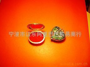 首饰盒,戒指盒,金夹首饰盒,装饰盒,礼品2(可混批
