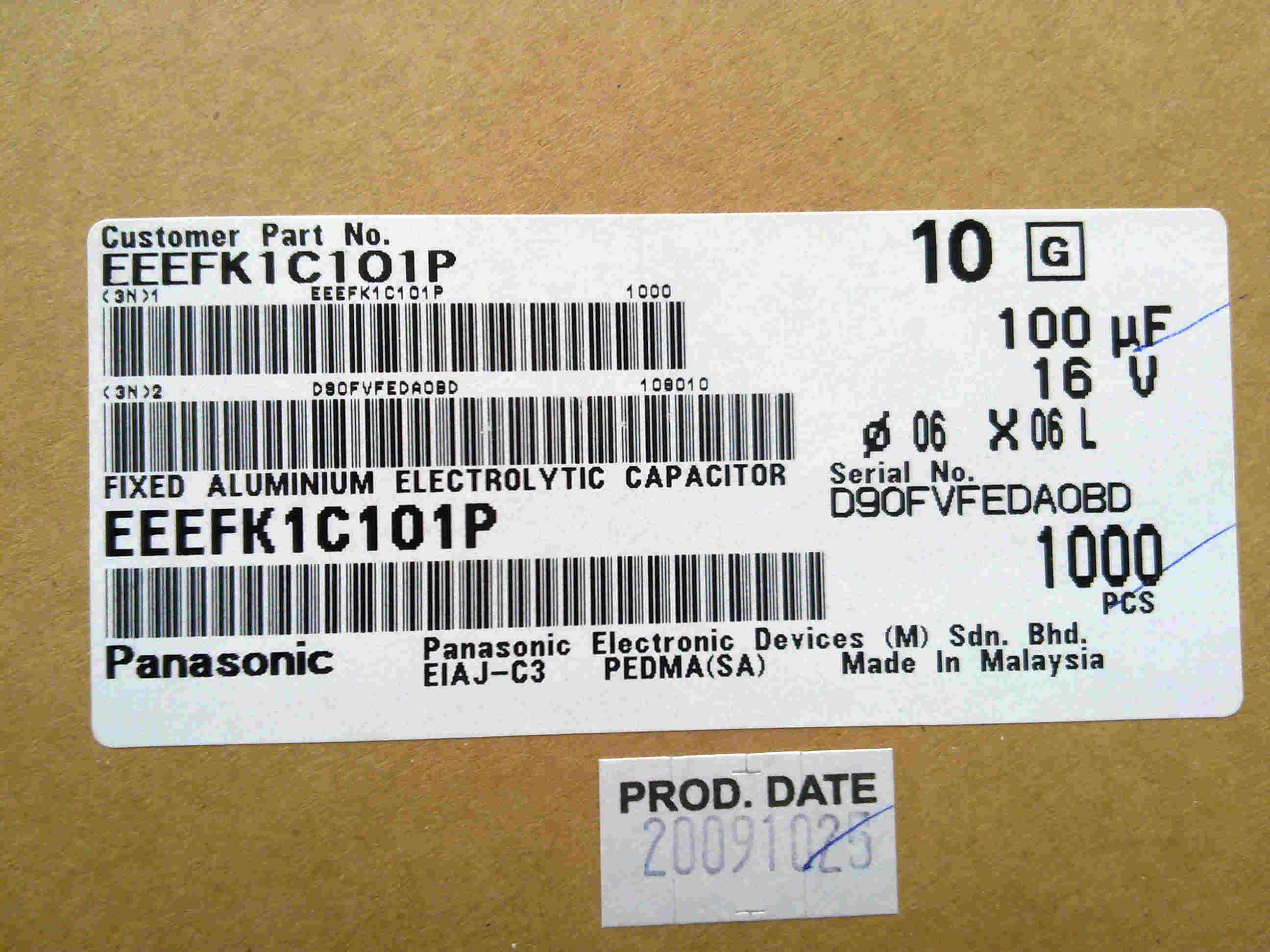 µEEEFK1C101P