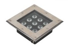 9瓦方形LED埋地灯、LED七彩埋地灯、方向指示埋地灯led户外