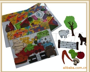 feltpuzzle儿童玩具拼图毛毡玩具拼图玩具外贸儿童玩具
