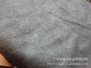 全棉布底仿皮绒无弹一面毛绒绒布料梭织广州宏森纺织出品鹿皮绒