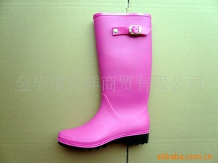 生产高品外贸马靴pvc雨鞋橡胶雨鞋