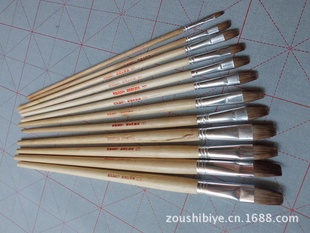 批发狼毫油画笔狼毫水粉笔丙烯画笔工艺贴金笔厂家直销狼毫画笔