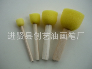 生产木柄蘑菇海绵,各种DIY涂鸦海绵刷、海绵滚刷,环保