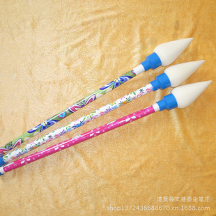 广场健身地书笔环保笔水写海绵软毛笔娱乐健身文房四宝