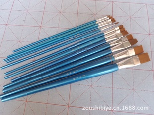 厂家直销庐山牌油画笔水粉笔工艺笔丙烯画笔尼龙毛油画笔厂家批发