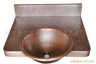 铜盆,传统纯手工铜板盆,1302-F