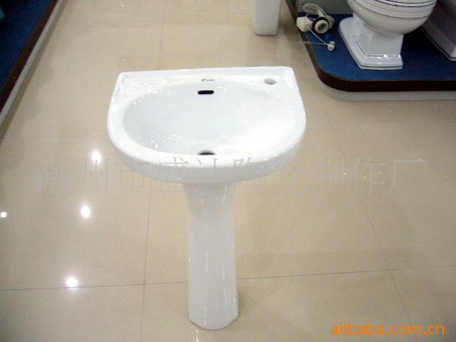 陶瓷立柱盆,洗手盆,洁具