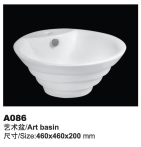 厂家直销陶瓷洗手盆,三层艺术盆