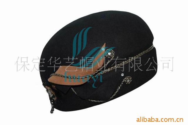 批发羊毛毡帽,礼帽,定型帽子,布帽,草帽,条帽