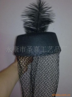 狂欢帽子,阿拉伯酋长印度寡妇遮面蒙网纱布帽子
